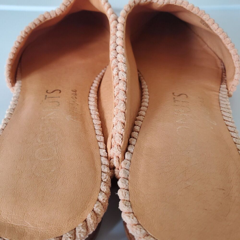 Coconuts‎ by Matisse Curdoroy Xander Flat Mules Natural Micro Cord Pointed-Toe - Picture 5 of 16